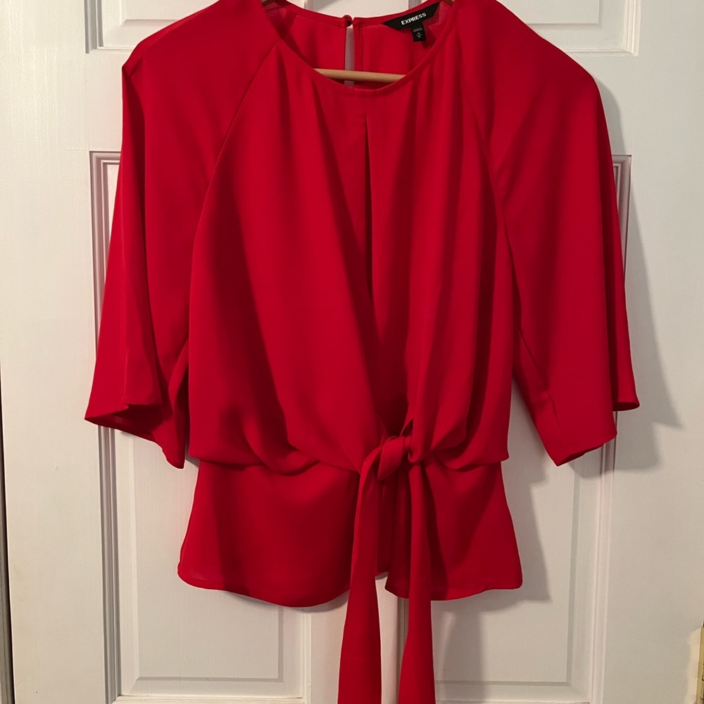 Sexy Lady In Red Top